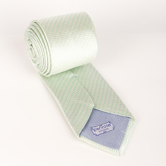 PENROSE YELLOW GREEN PAISLEY TIE | MENS - Picture 2 of 4